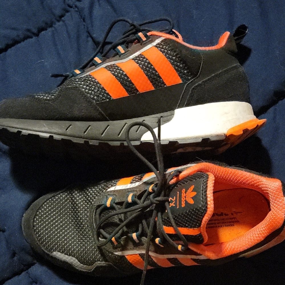 adidas ZX 1K Boost 'Black Solar Orange'